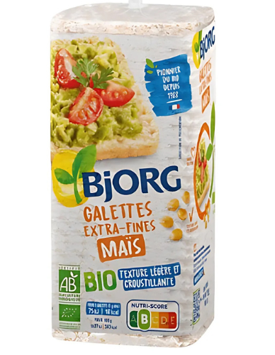 Καλαμποκογκοφρέτες  Χ/ΓΛ (130γρ) Bjorg