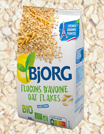 Νιφάδες Βρώμης Ολικής Αλέσεως (500γρ) Bjorg