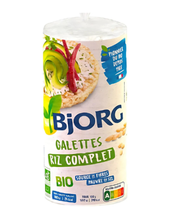 Ρυζογκοφρέτες Ολικής (130γρ) Bjorg