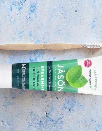 Οδοντόκρεμα Χωρίς Φθόριο 'Sea Fresh' Δυόσμος - Χωρίς Γλουτένη (119γρ) Jason