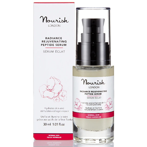 Serum Λάμψης με Εκχύλισμα Τόνκα κ' Υαλουρονικό Οξύ 'Radiance Rejuvenating' (30ml) Nourish London