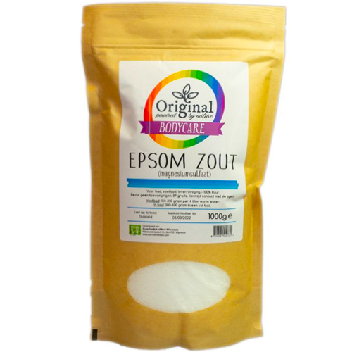 Άλατα Epsom / Θειικό Μαγνήσιο (1000γρ) Original Superfoods