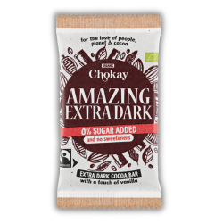 Μαύρη Σοκολάτα 'Amazing Extra Dark' Χ/ΓΛ Χ/ΖΑΧ (70g) Chokay