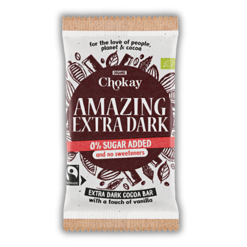 Μαύρη Σοκολάτα 'Amazing Extra Dark' Χ/ΓΛ Χ/ΖΑΧ (70g) Chokay Μαύρη Σοκολάτα 'Amazing Extra Dark' Χ/ΓΛ Χ/ΖΑΧ (70g) Chokay