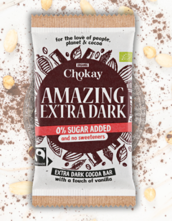 Μαύρη Σοκολάτα 'Amazing Extra Dark' Χ/ΓΛ Χ/ΖΑΧ (70g) Chokay