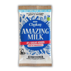 Σοκολάτα Γάλακτος 'Amazing Milk' Χ/ΓΛ Χ/ΖΑΧ (70g) Chokay
