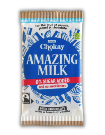 Σοκολάτα Γάλακτος 'Amazing Milk' Χ/ΓΛ Χ/ΖΑΧ (70g) Chokay