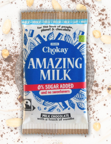 Σοκολάτα Γάλακτος 'Amazing Milk' Χ/ΓΛ Χ/ΖΑΧ (70g) Chokay