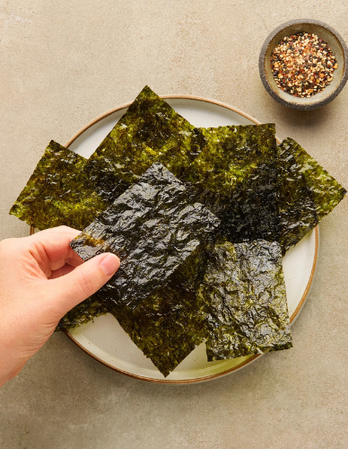 Τραγανό Σνακ από Φύκια Nori 'Seaveg Crispies' - Chilli (4γρ) Clearspring