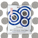 Κρακεράκια Καστανού Ρυζιού με Μαύρο Σουσάμι & Tamari (40gr) Clearspring 