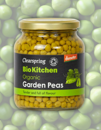 Βιολογικά Πράσινα Μπιζέλια (350γρ) Clearspring