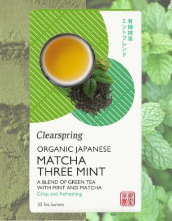 Πράσινο Τσάι με Matcha & Μέντα (20φκλ) Clearspring