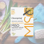Βιολογική Miso Σούπα Στιγμής Λευκή με Τόφου 'Mellow White' (4 μερίδες) Clearspring 