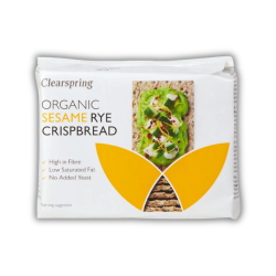 Κρακεράκια Σίκαλης ' Σουσάμι' (200gr) Clearspring 