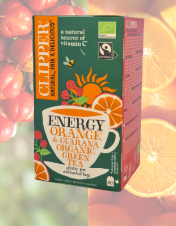 Πράσινο Τσάι 'Energy' με Πορτοκάλι & Guarana (20φκλ) Clipper