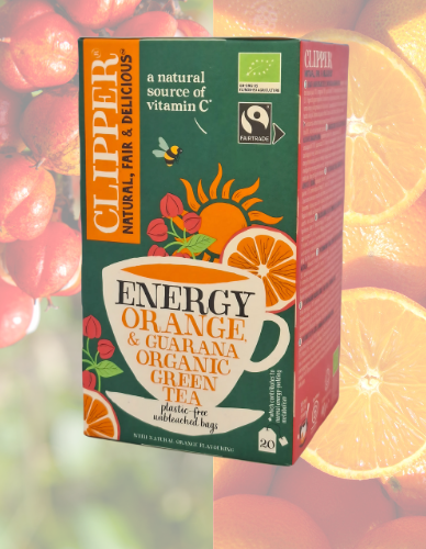 Πράσινο Τσάι 'Energy' με Πορτοκάλι & Guarana (20φκλ) Clipper