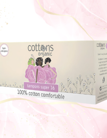 Ταμπόν από Φυσικό Βαμβάκι 'Maxi' (16τμχ) Cottons Organic
