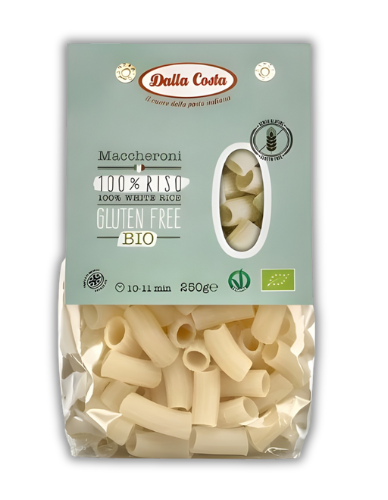 Maccheroni από Λευκό Ρύζι ΧΓΛ (250γρ) Dalla Costa