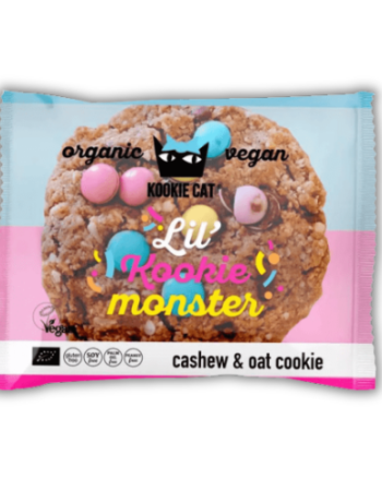 Vegan Μπισκότο Βρώμης Κάσιους 'Lil Kookie Monster' ΧΓΛ (50γρ) Kookie Cat
