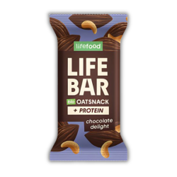Μπάρα Βρώμης - Πρωτεΐνης με Σοκολάτα 'Chocolate Delight' Χ/ΓΛ (40γρ) Lifefood