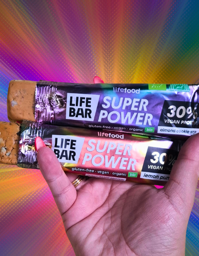 Vegan Super Power Μπάρα Αμύγδαλο-Cookie XΓΛ (40γρ) Lifefood