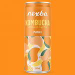 Κομπούχα γεύση Μάνγκο (330ml) Nexba
