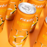 Κομπούχα γεύση Μάνγκο (330ml) Nexba
