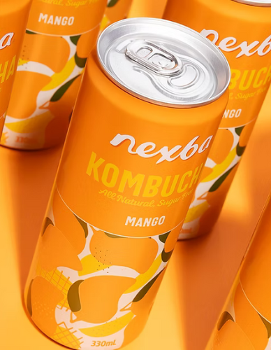 Κομπούχα γεύση Μάνγκο (330ml) Nexba