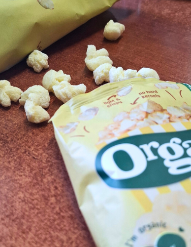 Πολυσυσκευασία Σνακ Καλαμποκιού Puffcorn με Μπανάνα +12μ (4x10gr) Organix