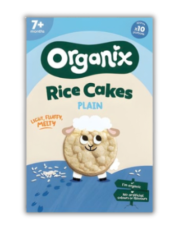 Ρυζογκοφρέτα 'Plain' +7μ (40γρ) Organix