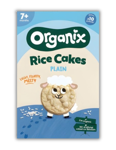 Ρυζογκοφρέτα 'Plain' +7μ (40γρ) Organix