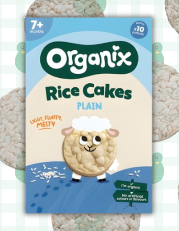 Ρυζογκοφρέτα 'Plain' +7μ (40γρ) Organix