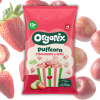 Πολυσυσκευασία Σνακ Καλαμποκιού Puffcorn με Φράουλα & Μήλο +12μ (4x10gr) Organix