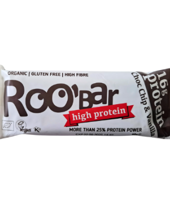 Vegan Μπάρα Πρωτεΐνης με Σοκολάτα & Βανίλια Χ/ΓΛ (60γρ) Roobar