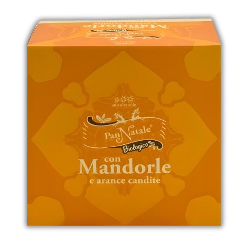 Vegan Pan Natale με Αμύγδαλα & Πορτοκάλι (500γρ) Sottolestelle | BBD: 13/2/26 Vegan Pan Natale με Αμύγδαλα & Πορτοκάλι (500γρ) Sottolestelle | BBD: 13/2/26