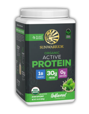 Σκόνη πρωτεΐνης 'Active' Unflavored με 30γρ extra πρωτεΐνης (1kg) Sunwarrior