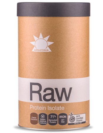 Ωμή Φυτική Πρωτεΐνη Isolate - Κακάο & Καρύδα (1kg) Amazonia