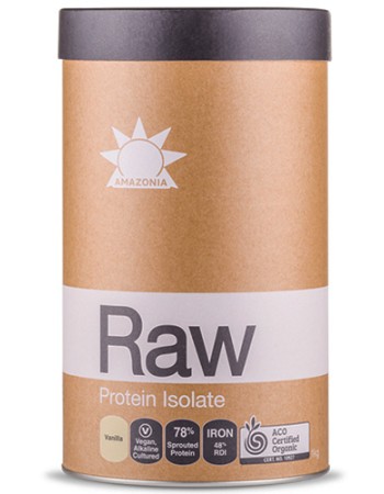 Ωμή Φυτική Πρωτεΐνη Isolate - Βανίλια (1kg) Amazonia