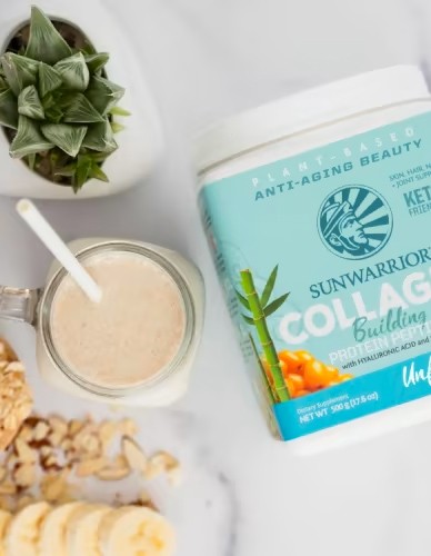 Vegan Πρωτεΐνη με Πεπτίδια για Παραγωγή Κολλαγόνου 'Collagen Building Peptides' Φυσική (500γρ) Sunwarrior