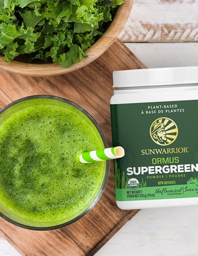 Πράσινες Υπερτροφές & Χυμοί 'Ormus Supergreens' με 2 Δις Προβιοτικά (225γρ) Sunwarrior