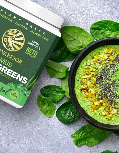 Πράσινες Υπερτροφές & Χυμοί 'Ormus Supergreens' με 2 Δις Προβιοτικά (225γρ) Sunwarrior