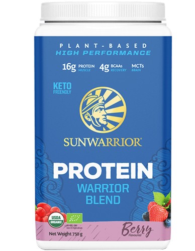 Πρωτεΐνη 'Warrior Blend' με Μούρα (750γρ) Sunwarrior