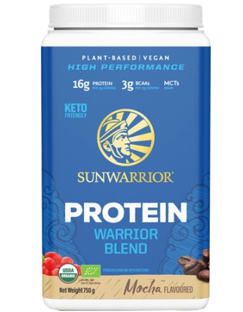 Πρωτεΐνη 'Warrior Blend' Μόκα (750γρ) Sunwarrior