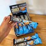 Μπάρα Πρωτεΐνης 'Crunch' Μπισκότο με Σοκολάτα - Χωρίς Προσθήκη Ζάχαρης (64γρ) Warrior