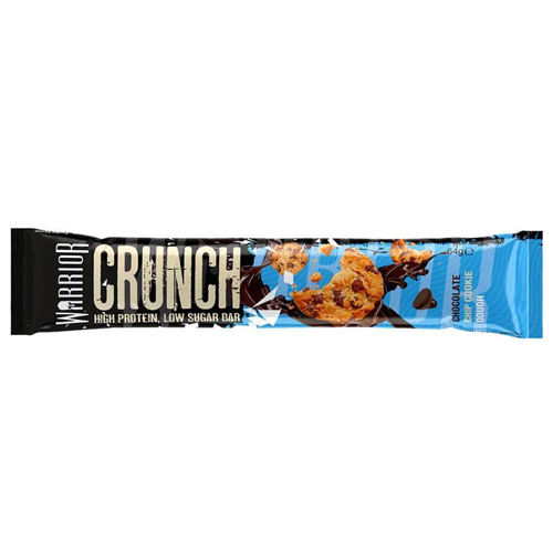 Μπάρα Πρωτεΐνης 'Crunch' Μπισκότο με Σοκολάτα - Χωρίς Προσθήκη Ζάχαρης (64γρ) Warrior