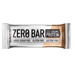 Μπάρα Πρωτεΐνης 'Zero Bar Καπουτσίνο ' - Χωρίς Γλουτένη/Ζάχαρη (50γρ) BioTech USA