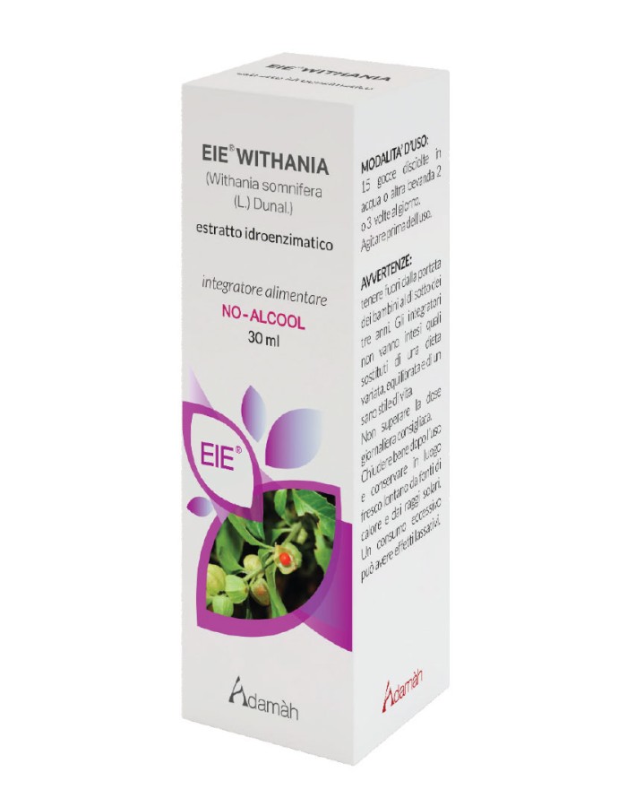 EIE Withania (Ashwagandha) για Φυσική Τόνωση Νέων (30ml) Adamah