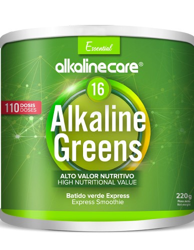 Μείγμα Πράσινων για Αλκαλοποίηση 'Alkaline 16 Greens' (220γρ) Alkaline Care