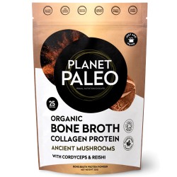 Βιολογικός Ζωμός Οστών 'Bone Broth' με Θεραπευτικά Μανιτάρια (225γρ) Planet Paleo