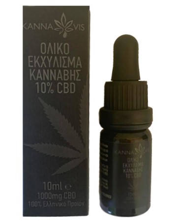 Ολικό Εκχύλισμα Κάνναβης 10% CBD (10ml) Kannavis